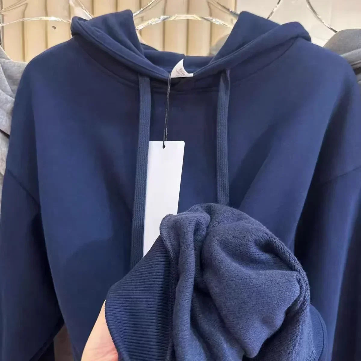 Accolade Yoga Cotton Loose Yoga Hoodie Pull Rope Multi-functional Pure Sports Print Hoodie Top Yoga Hooded Honor Sweatpants