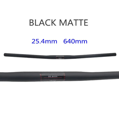 25.4 Full Carbon Handlebar Folding Bike Horizontal Handle Bar 400-700MM One-Shaped Ultralight Bicycle Straight Handlebar
