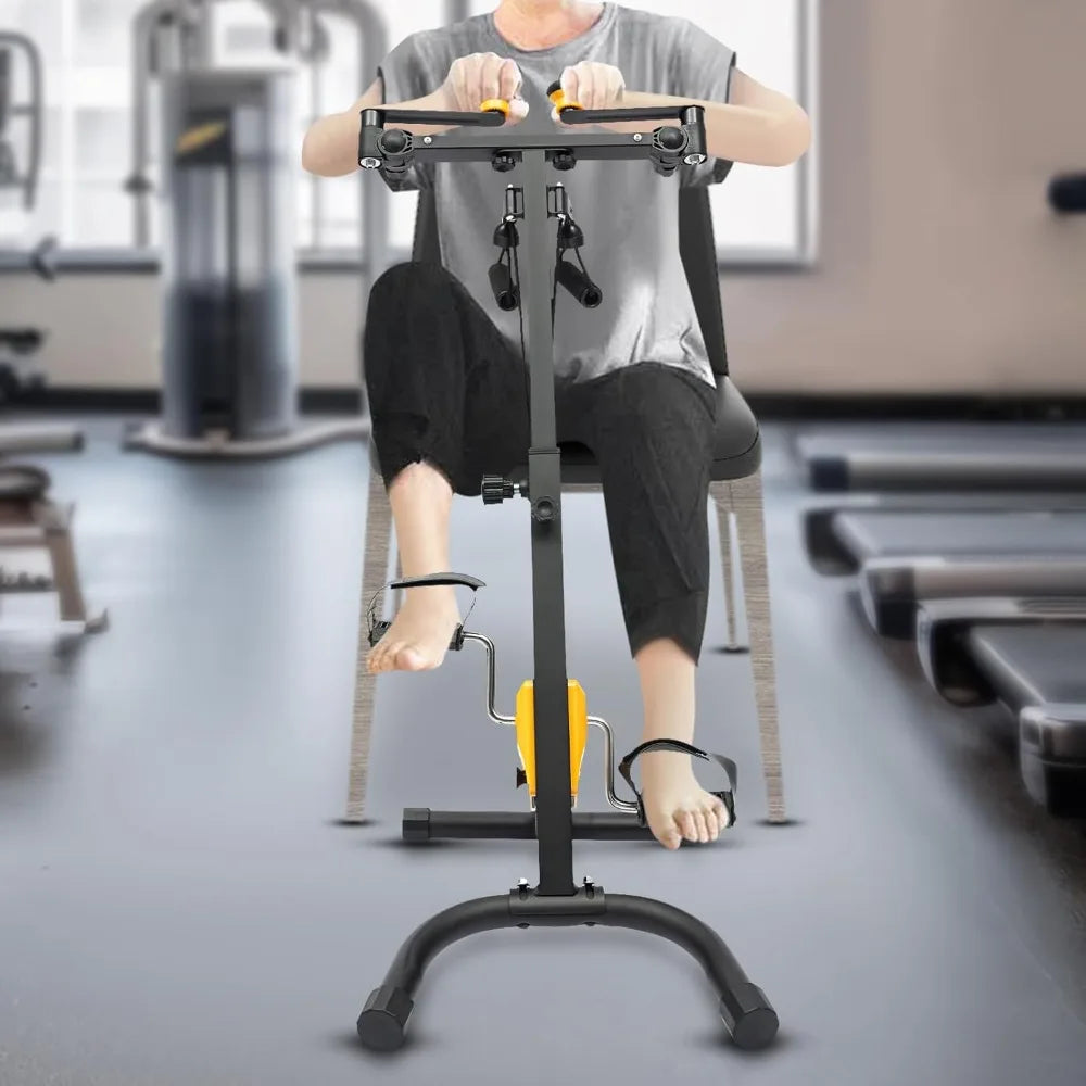 Foldable Pedal Exerciser Bike – Adjustable Rehab Fitness for Seniors