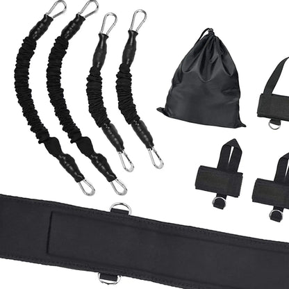 Boxing Resistance Bands Set Adjustable Waist Strap for Leg Strength Training Workout Fitness Exercise Home Gym