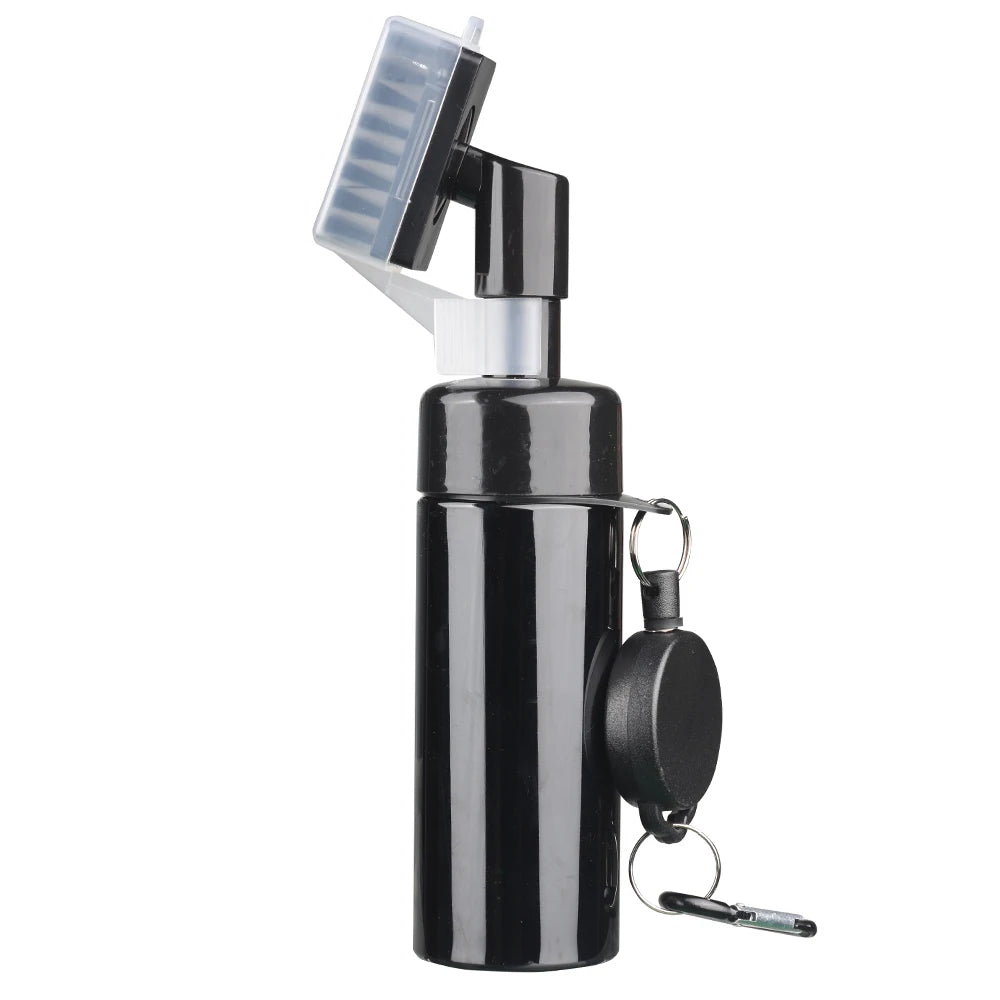 Golf club head cleaning groove brush with retractable buckle for easy carrying Clean golf club brush with leakproof liquid