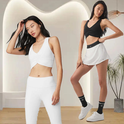 Women Sports Underwear  Top Women Tight Elastic Gym Sport Yoga Bras Crop Top Yoga Clothes Stretch Sexy Women's Sports Bra