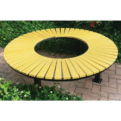 OEM ODM Garden Outside Public Plastic Wood Long Out Door Park Sitting Benches With Steel Frame