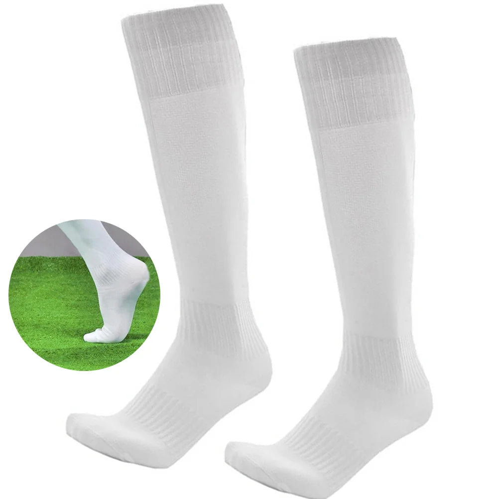 Unisex Sports Polyester Spandex Football Soccer Long Socks Over Mens Adult Leisure Cotton Socks Sports Socks Athletic