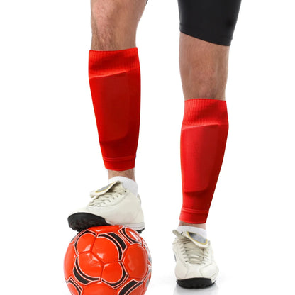 1 Pair Shin Guard Socks Men Women Soccer Shin Socks Football Calf Sleeves futbol