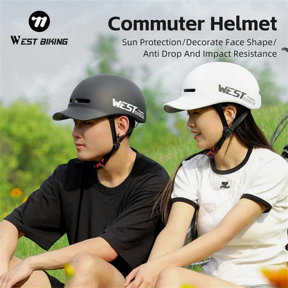 CE Certified Bicycle Helmet Road Bike Outdoor Sports Safety Electric Scooter Roller Skates Cap Cycling Equipment