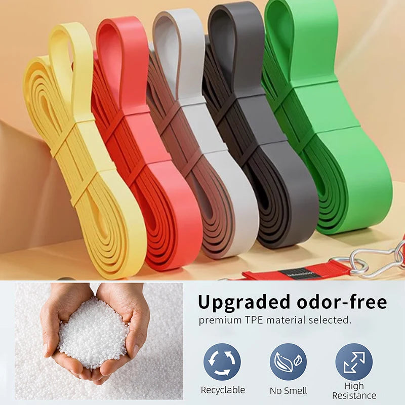 Sports Resistance Loop Bands for Men and Women Durable Elastic Bands for Strength Cardio Mobility and Cross Training Gym pilate