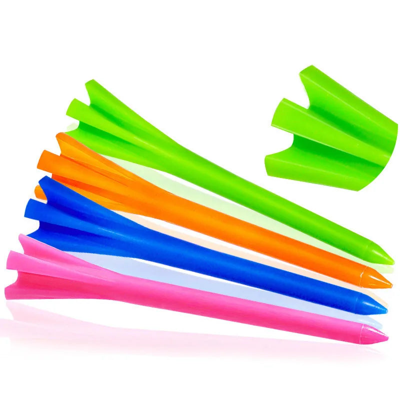 PGM 50pcs Golf Tees Plastic 83mm/38mm Random Colors Accessories Sport TE001