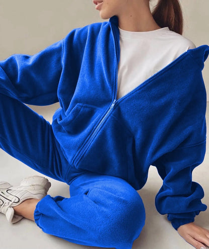 2pcs Women's Loose Sports Sweater Suit – Casual Streetwear Set