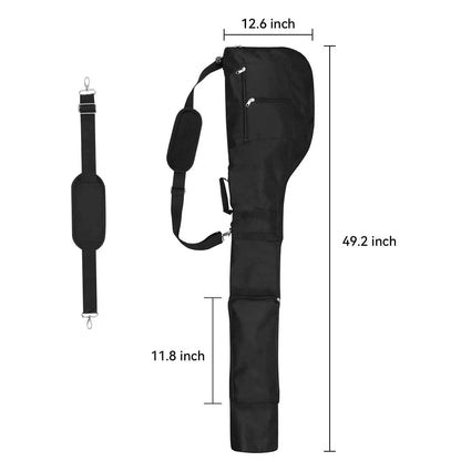 Golf Club Carry Bag Soft Professional Waterproof Storage Portable Golf Bag for Practicing Course Gift Driving Range Training