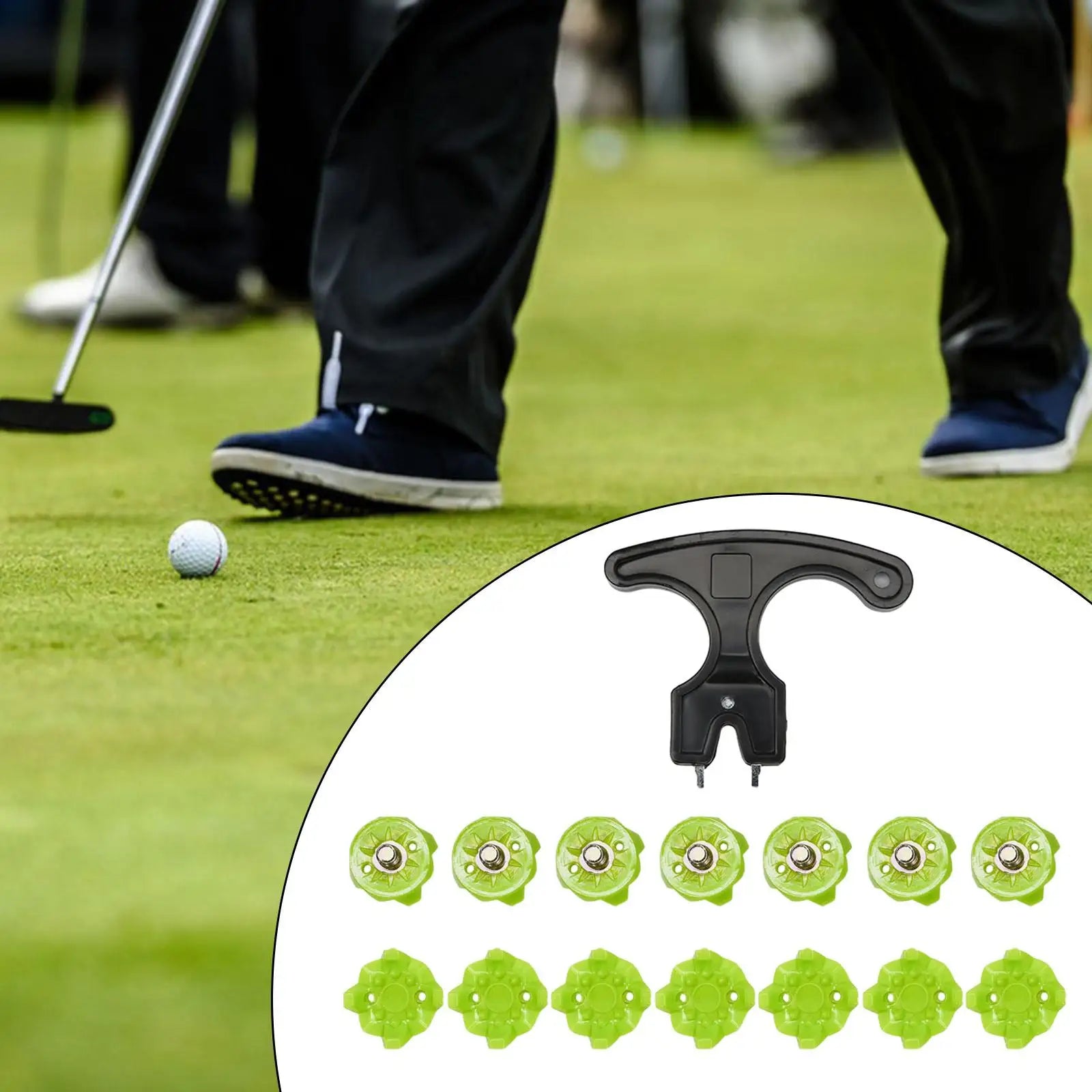 14x Lightweight Golf Shoe Spikes Cleats