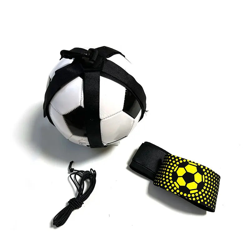 Football Training Equipment Solo Soccer Trainer Practice Adjustable Soccer Balls Control Training Equipment Elastic Belt