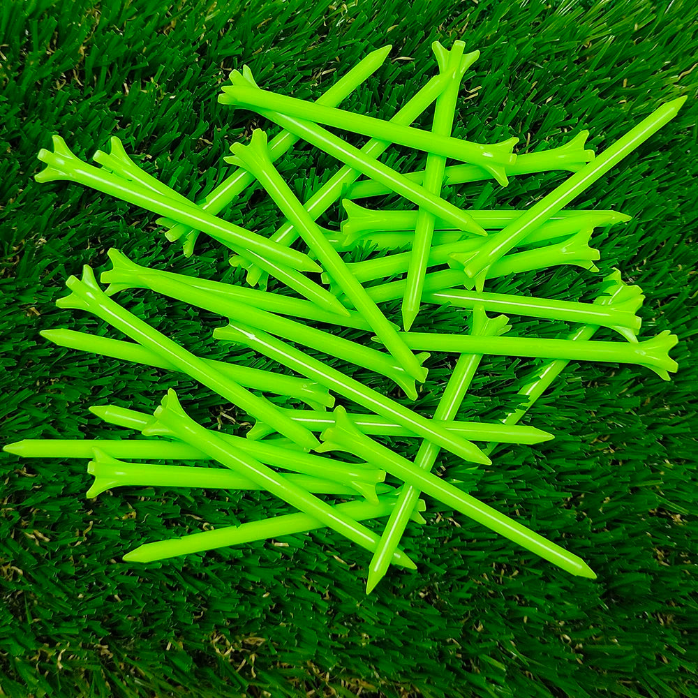 40 Pack Plastic Golf Tee Set 2-3/4'' Unbreakable Golf Tees Improved Durability Reduced Friction and Increased Drive Distance