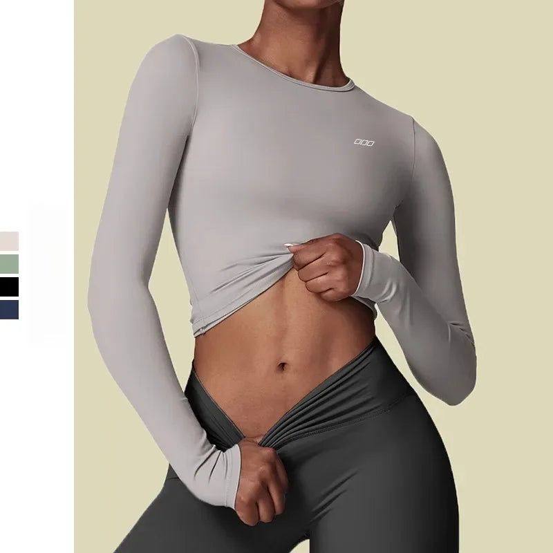 New yoga Women fitness clothing tops, outdoor workout yoga clothing running workout Tshirts