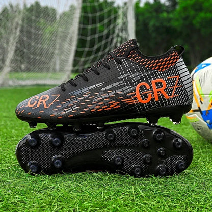 New Men Professional Football Boots Unisex Drop Shipping Breathable Sports Soccer Shoes Cleats Outdoor Ultralight Non-slip Light