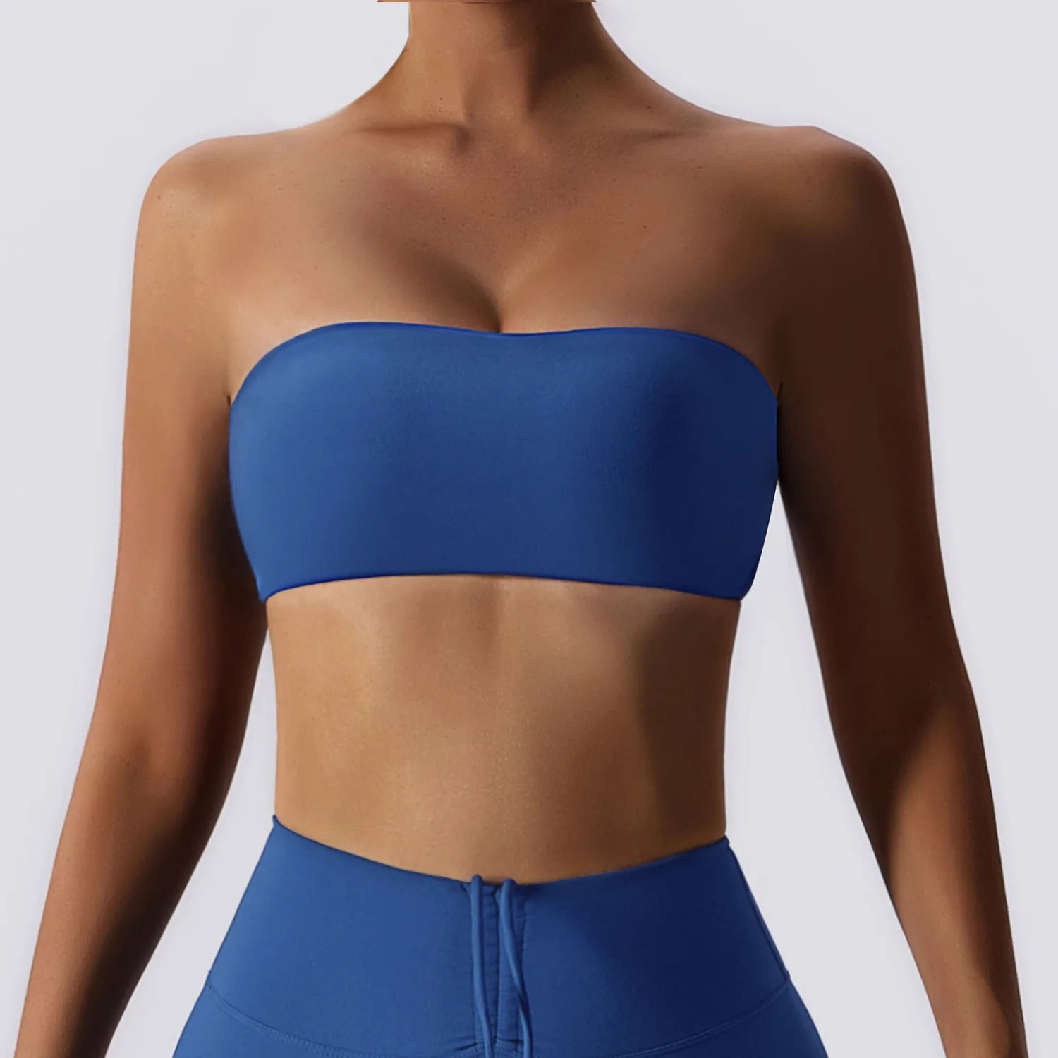 Sports Bra Sport Top Woman Gym Underwear Strapless Bustier Breathable Elastic Workout Tops Fitness Training Brassiere Yoga Bras