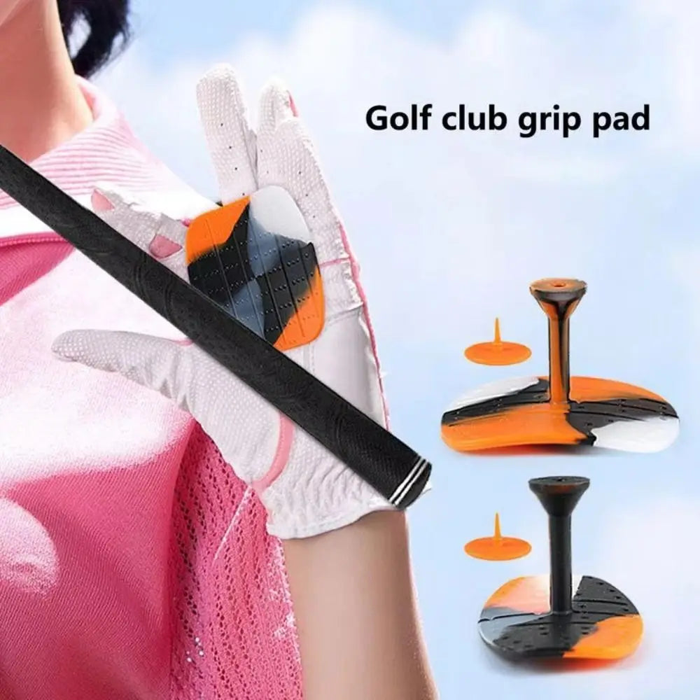 Enhanced Ball Control Golf Club Grip Trainer Swing Grip Pad T-Shape Golf Club Hand Grip Silicone Correct Posture