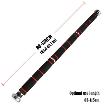 200kg Adjustable Door Horizontal Bars Exercise Home Workout Gym Chin Up Pull Up Training Bar Sport Fitness Equipment