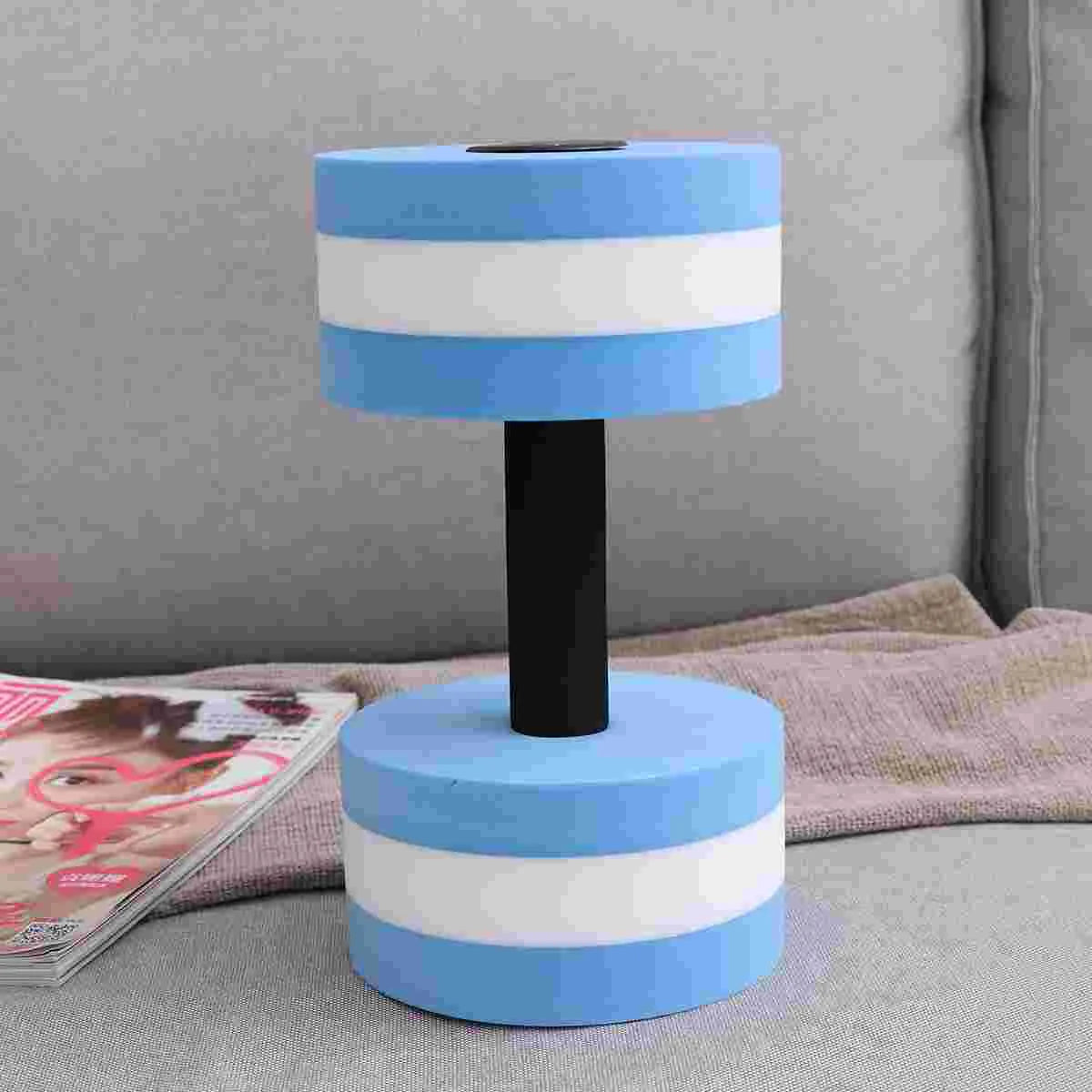 3pcs Water Floating Dumbbells Aqua Barbell Pool Exercise EVA Foam Resistance Weights Swimming Aerobics Fitness Accessories
