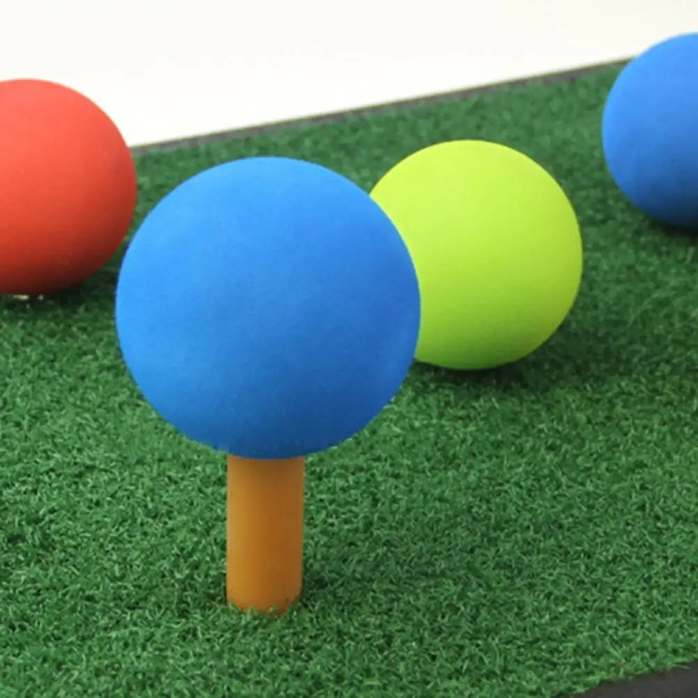 2Pcs 60mm Golfer Tennis Training Balls EVA Foam Soft 	Elastic Balls Golf Sponge Balls Indoor Golf Practice Balls Golf Balls