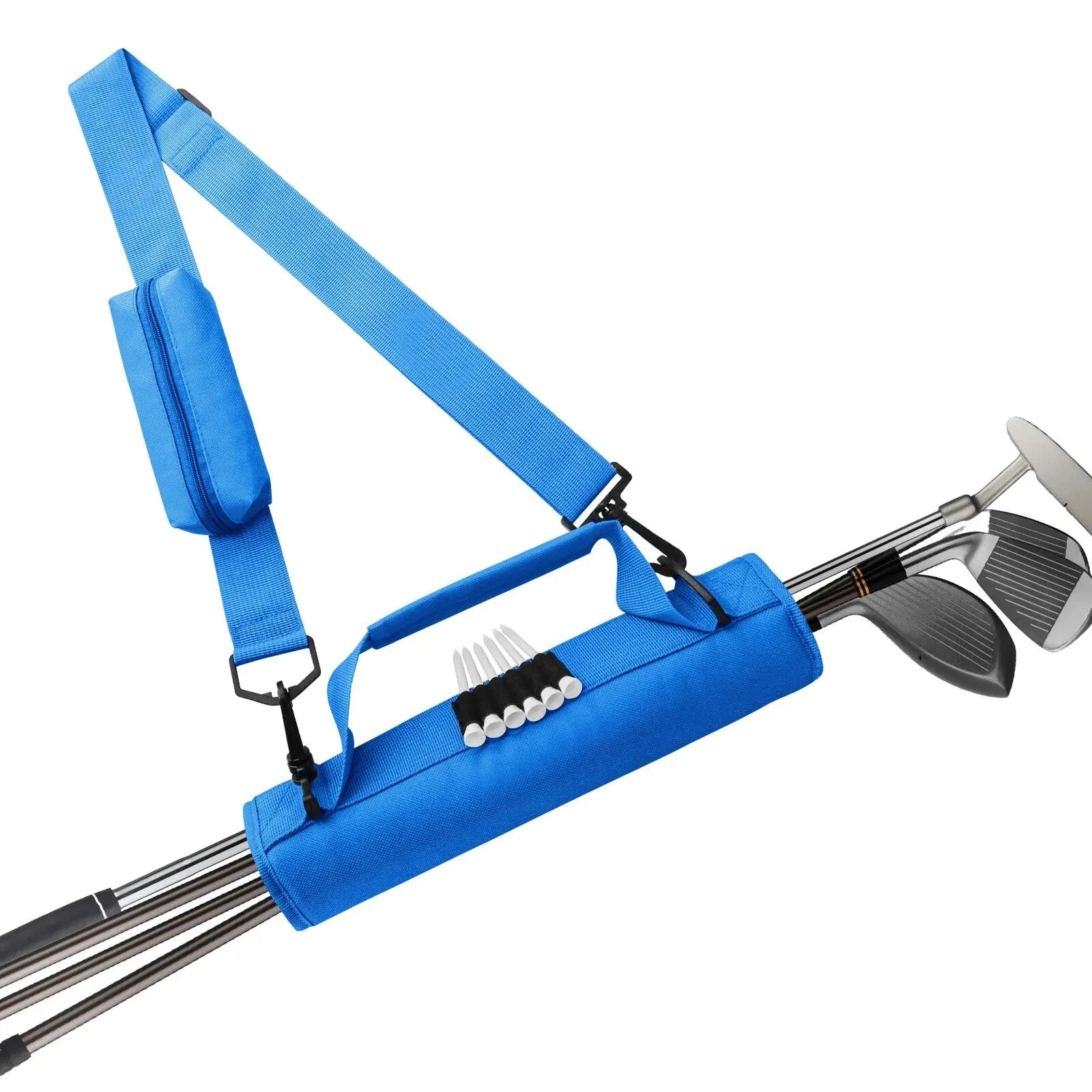 Golf Club Bag Mini Lightweight for Golfer With/Without Ball Pouch Pack, Portable for Driving Range Carrier Course Training Case