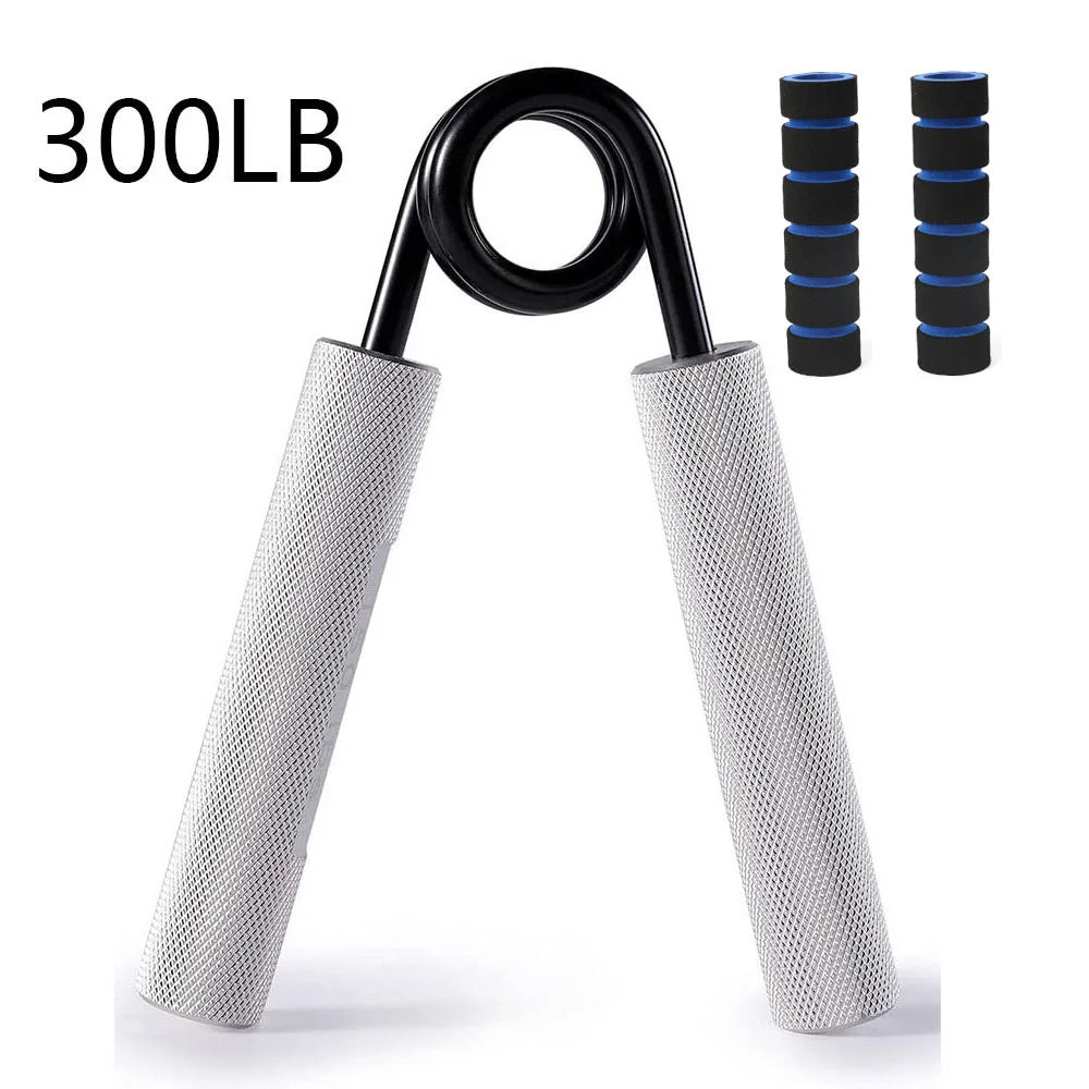 Aluminum Alloy Hand Gripper Spring Steel Sponge Sleeve Home Gym Fitness Equipment Men Arm Finger Strength Training Workout