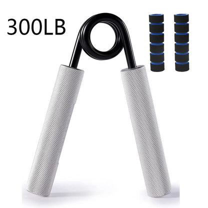 Aluminum Alloy Hand Gripper Spring Steel Sponge Sleeve Home Gym Fitness Equipment Men Arm Finger Strength Training Workout