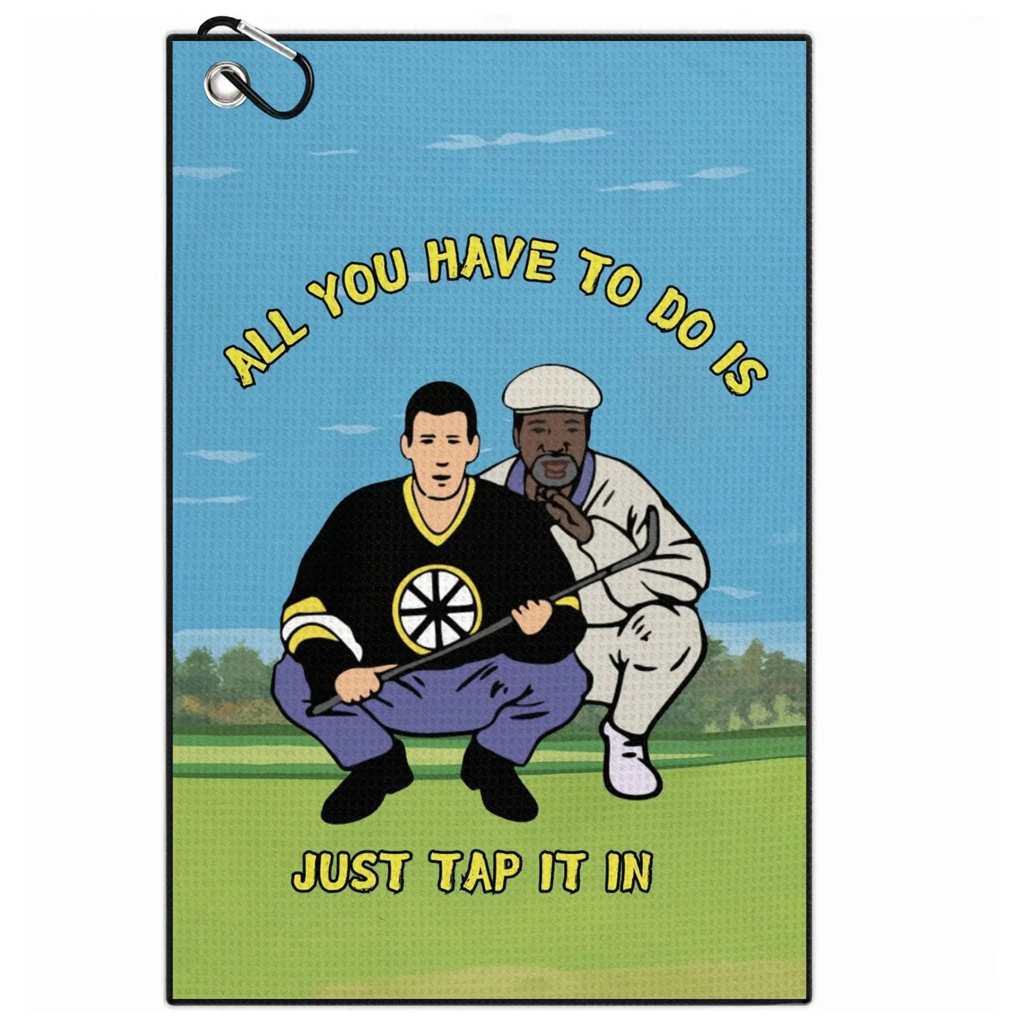 Funny Microfiber Premium Golf Towel, Printed Golf Towel for Golf Bags for Men&Women, Great Golf Accessories for Men Golfers