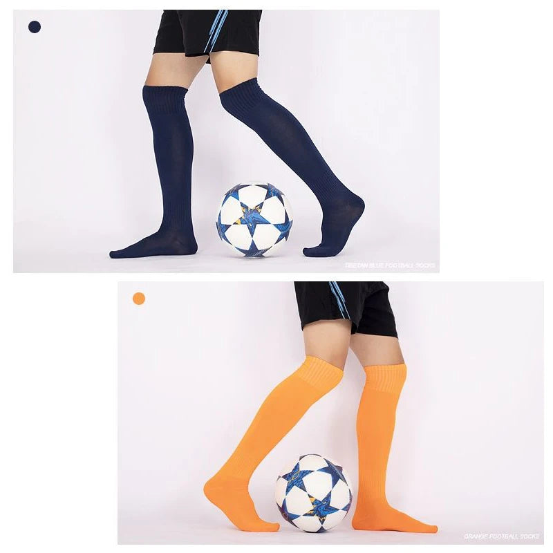 Soccer Socks Breathable Outdoor Football Sports Rugby Stockings Over Knee High Volleyball Baseball Hockey Kids Adults Long Socks