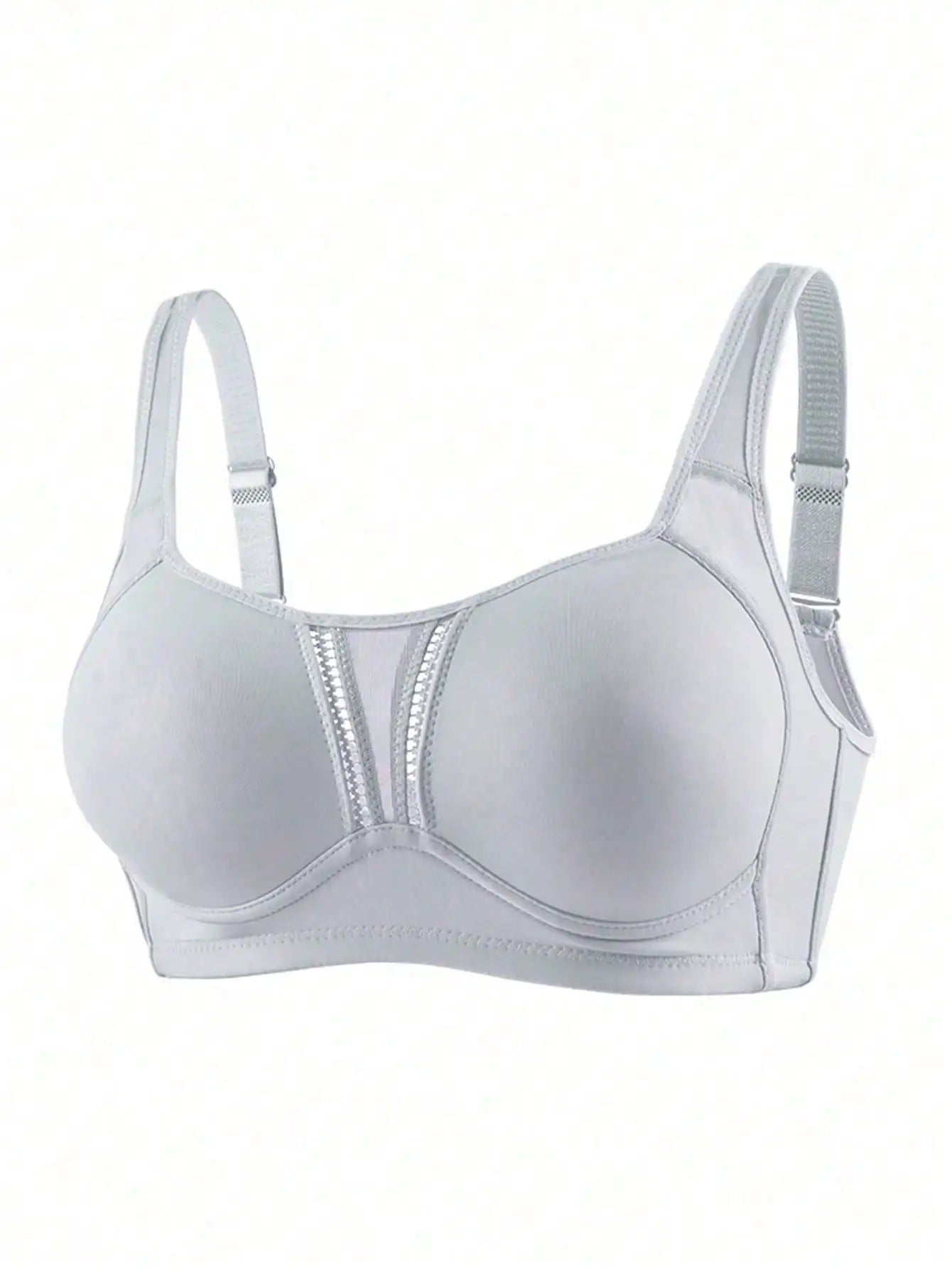 Sports bra for women thin design full cup shockproof anti sagging running seamless gathering no steel ring high-strength bra
