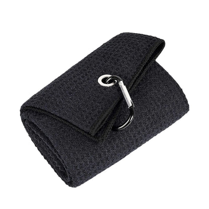 Golf Ball Cleaning Towel Microfiber Waffle Golf Towel Outdoor Golf Sports Running Towel Cleaning Club Wipe Ball Yoga Gifts