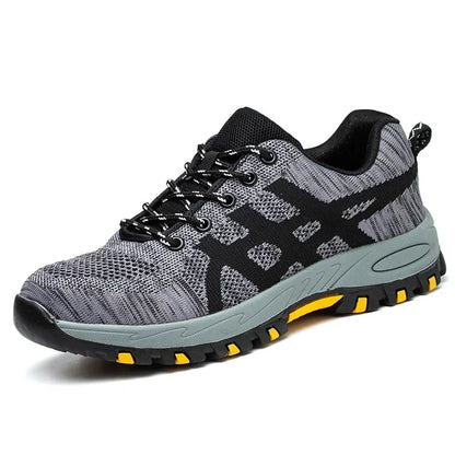 Safety Shoes Man Work Sneakers  Construction Steel Toe Work Shoes Safety Boots Men Shoes Anti-puncture Working Sneakers