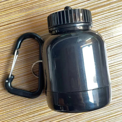 Portable Protein Powder Bottle With Whey Keychain Health Funnel Medicine Box Small Water Cup Outdoor camping Container