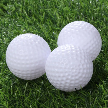 Practice Golf Balls 10 Pcs White True Flight Soft Indoor Air Ball's