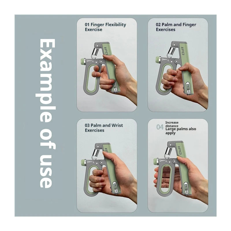 Counting Hand Grips Strengthener Arm Spring Finger Massager Expander Hand Exercise Gym Fitness Training Wrist Gripper