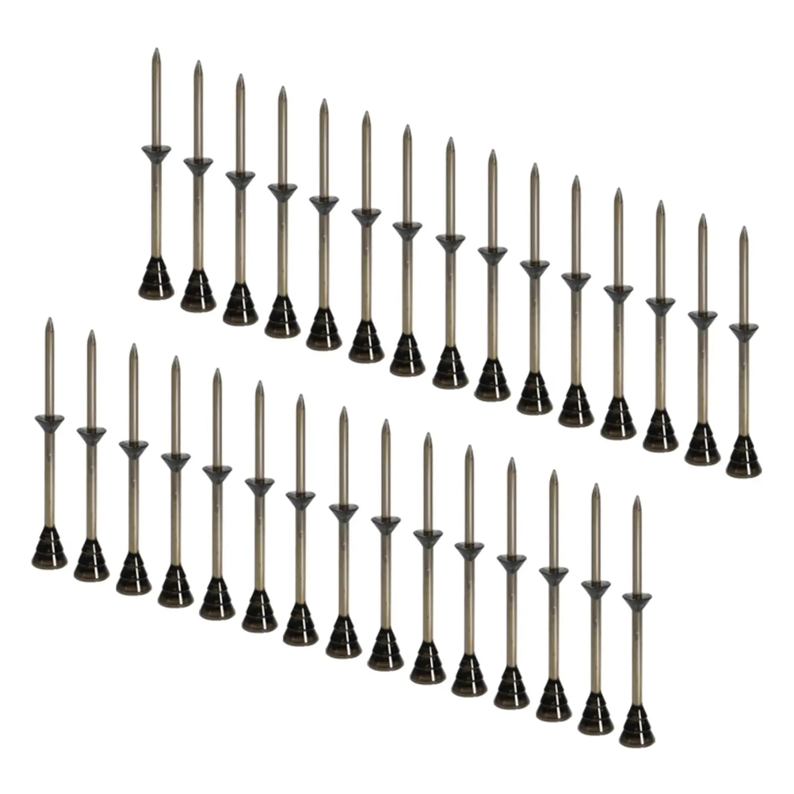 30Pcs Golf Club Tees Tool 83mm Durable Training Training Practice Beginner Golfing Stable Unbreakable Golf Down Tees
