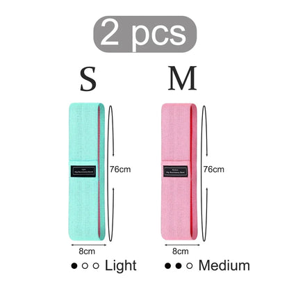 WOSWEIR Elastic Resistance Bands Set for Workout