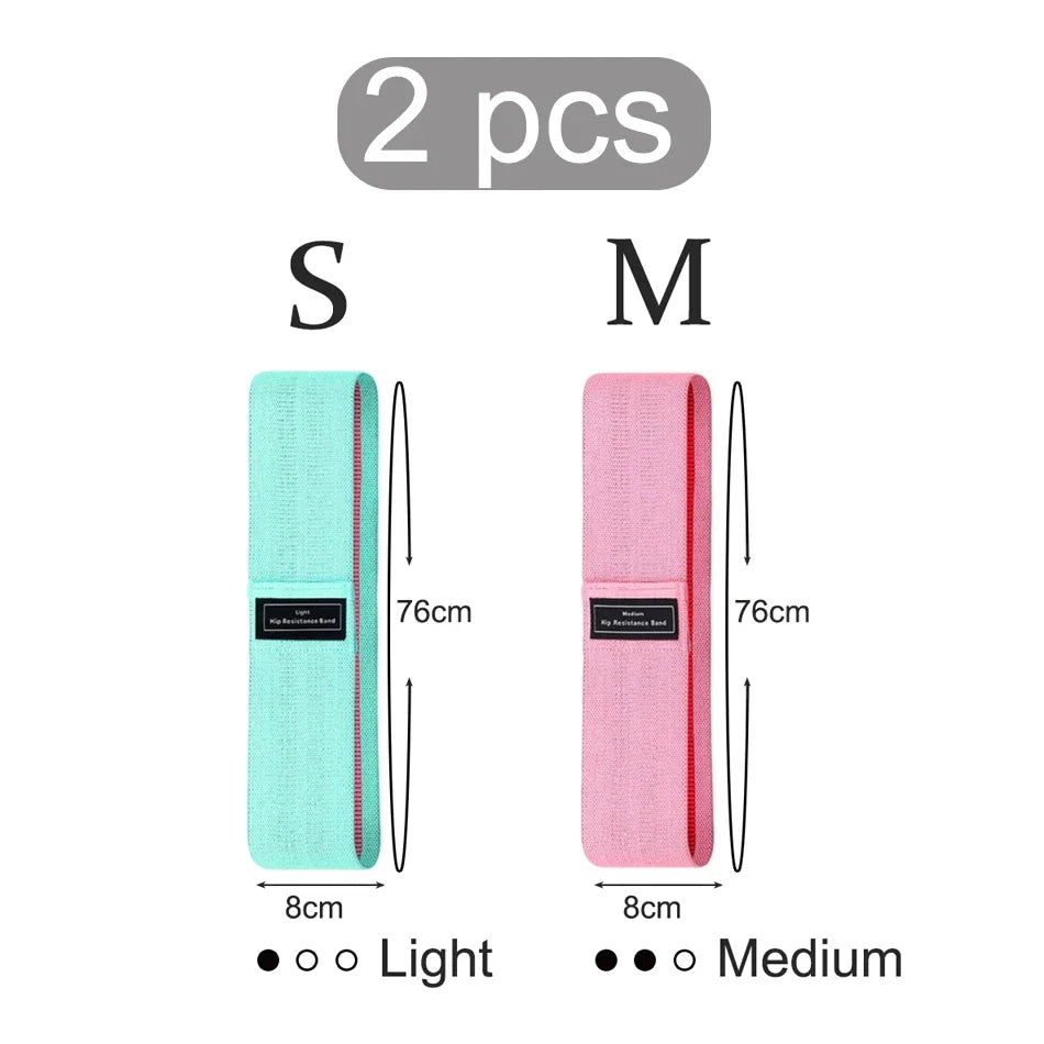 WOSWEIR Elastic Resistance Bands Set for Workout