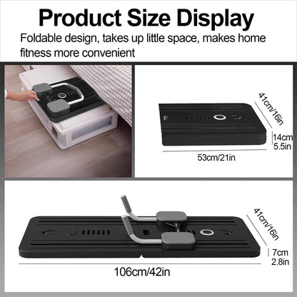 Multifunctional Abdominal Board Resistance Bands Hand Grips Fitness Plate Automatic Rebound Push Ups Stands Pilates Exercise