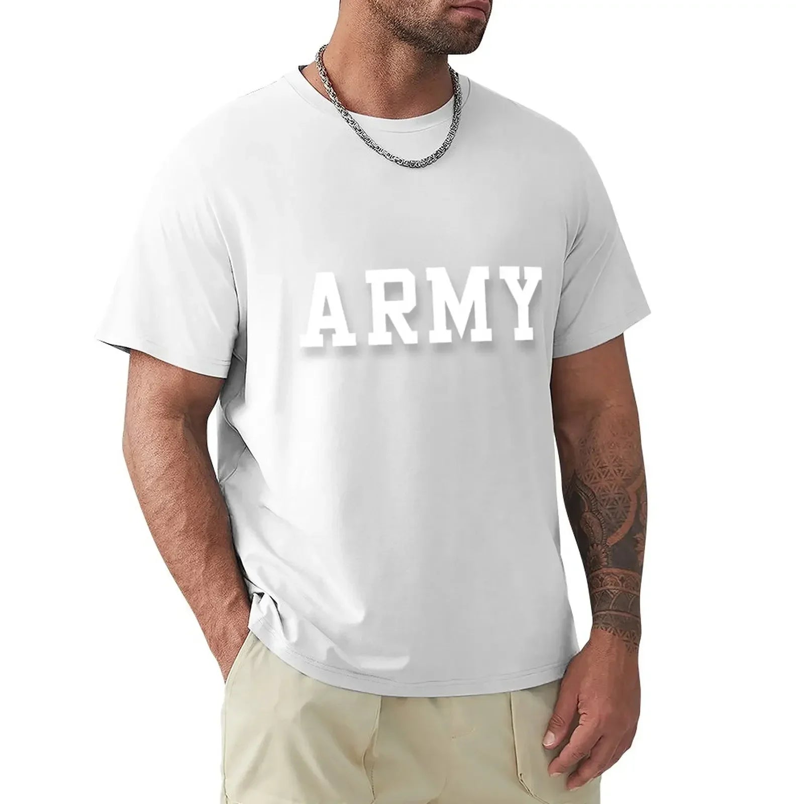 tees hippie clothes funnys mens t shirt graphic ARMY - Cal Robertson Zero Day T-Shirt  clothes sweat men clothings streetwear