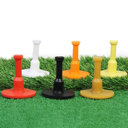 Golf Rubber Tees Driving Range Golf Tees Holder Durable Golf Opening Shape Rubber Tees for Indoor Outdoor Practice Mat