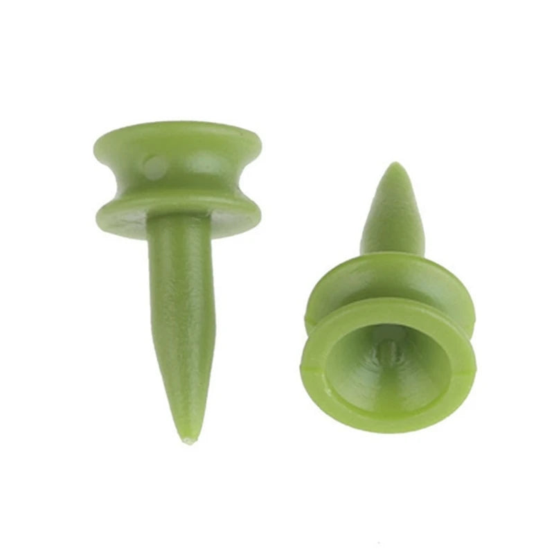100Pcs 25mm Plastic Castles Golf Tees Sport Double Deck Golf Tees Replacement Short Golf Tees for Golfers Easy to Use