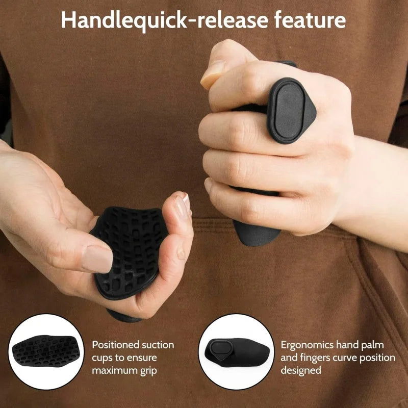 Weight Lifting Grips Gym Hand Grips Lightweight Sturdy Fingerless For Bodybuilding Crossfit Training Fitness Non-Slip Design