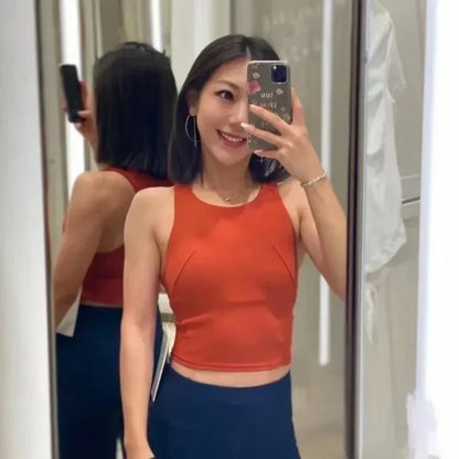 Yoga Clothing with Super Shock Resistance and No Awkward Fixation Sports Underwear Fitness Running Bra No Steel Ring Vest