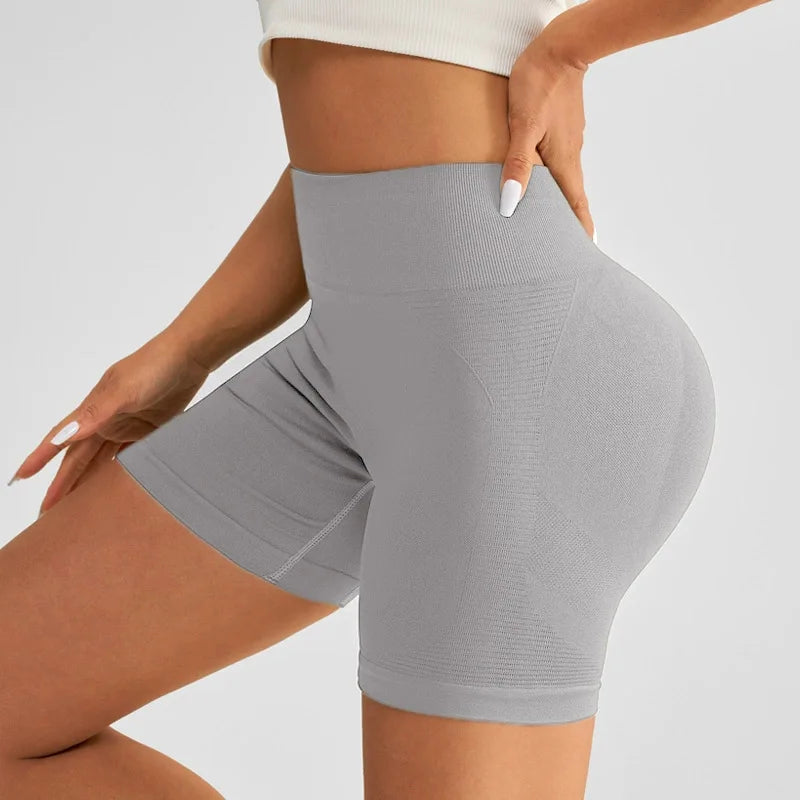 Yoga Clothing Peach Hip Sports Shorts Women High Waisted Tummy Tightening Outer Wear Yoga Pants Stretch Leggings