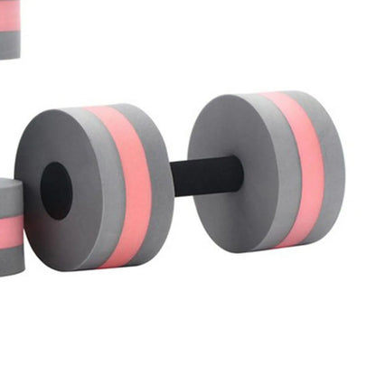 2Pcs Floating Dumbbells Water Barbells EVA Foam Swimming Fitness Arm Shoulder Biceps Cardio Legs Training Equipment