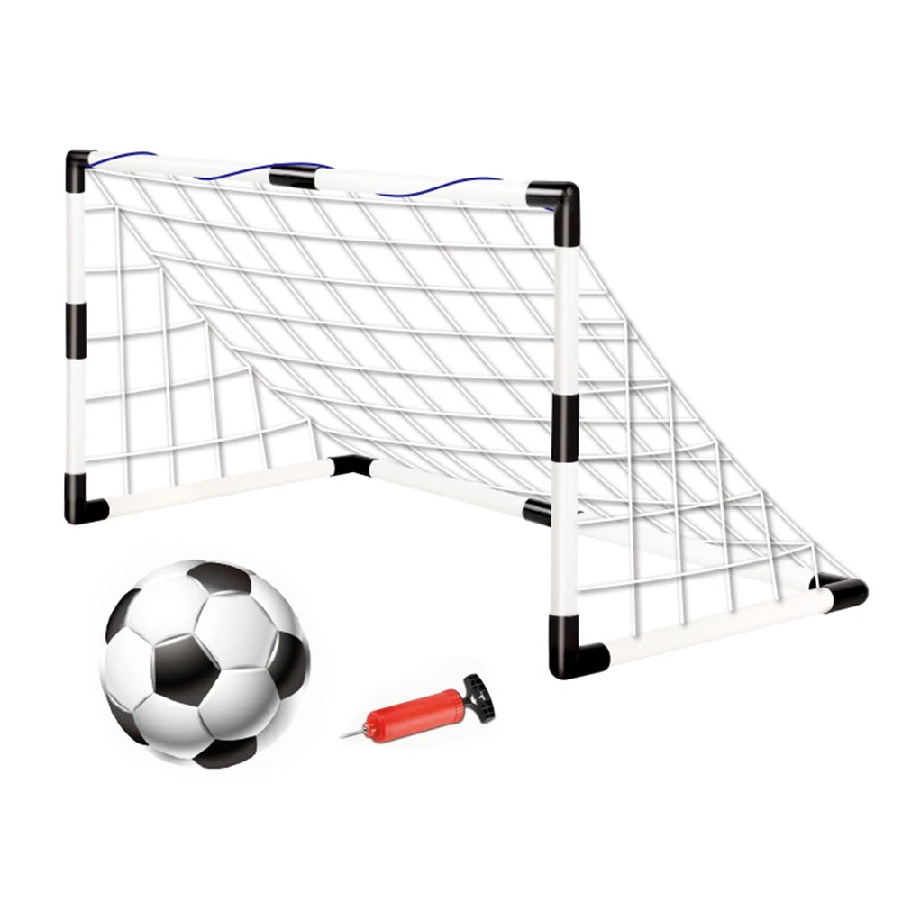 Folding Football Goal Post Set – Inflatable Soccer Net