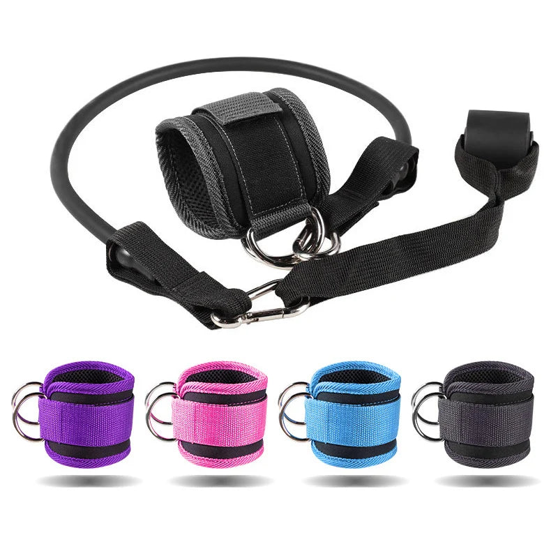 Resistance Bands With Ankle Straps Fitness Workout Training Resistance Bands Home Yoga Stretch Elastic Pilates Gym Equipment