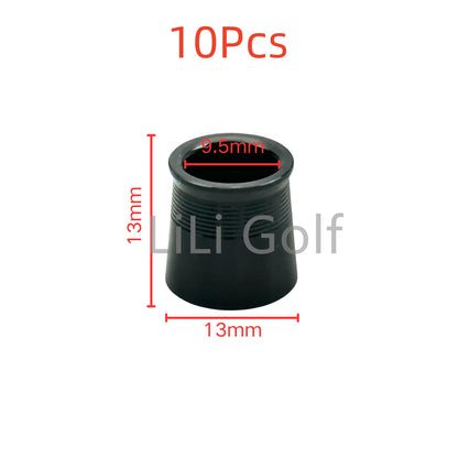 10Pcs/set Golf Club Shaft Sleeve Aluminium Ferrules fit Driver Fairway Hybrid Irons Club Head Aluminum Ring High quality .