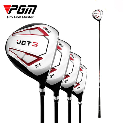 PGM VCT3 Golf Clubs Men Right Hand Aluminum Alloy Head Drivers Fairways Hybrids Wood Pole 1/3/5/U4 Carbon Shaft MG031